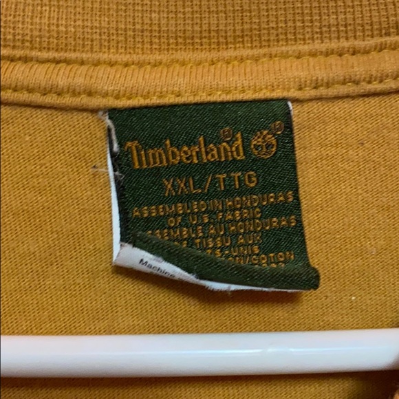 brown/yellow Timberland long sleeve shirt - Picture 2 of 3